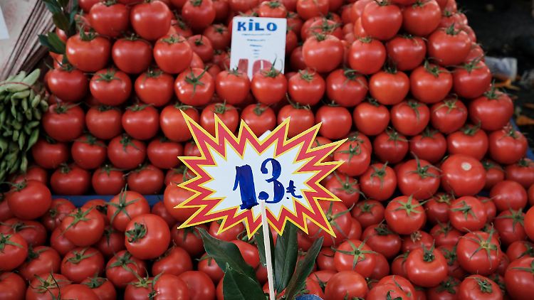 Die Preise steigen in der Türkei rasant.