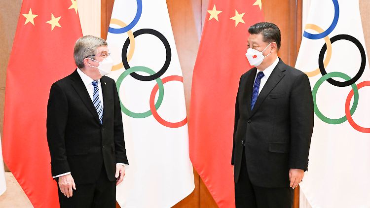 Thomas Bach und Xi Jinping