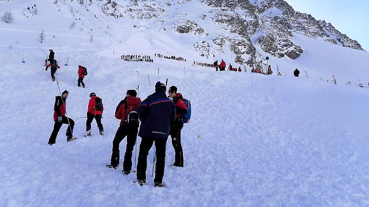 Die fünf in Sölden verschütteten Skifahrer konnten glücklicherweise gerettet werden. 