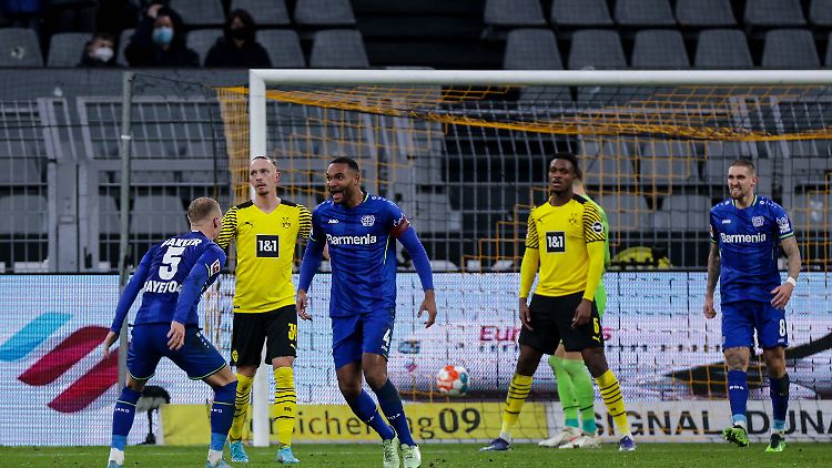 Jonathan Tah darf auch jubeln.