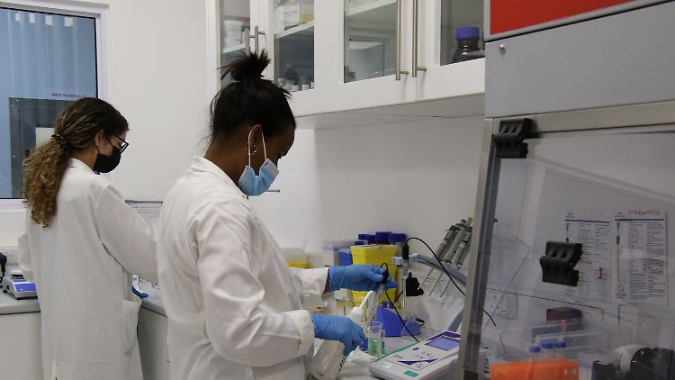 Forscherinnen arbeiten im Afrigen-Labor an einem Impfstoff, der weniger nach den Regeln des Marktes und solidarisch verteilt werden soll.
