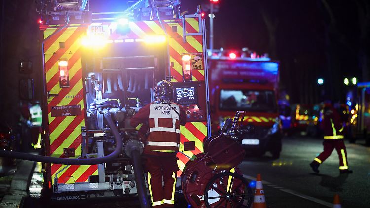 150 Feuerwehrleute waren in Paris im Einsatz.