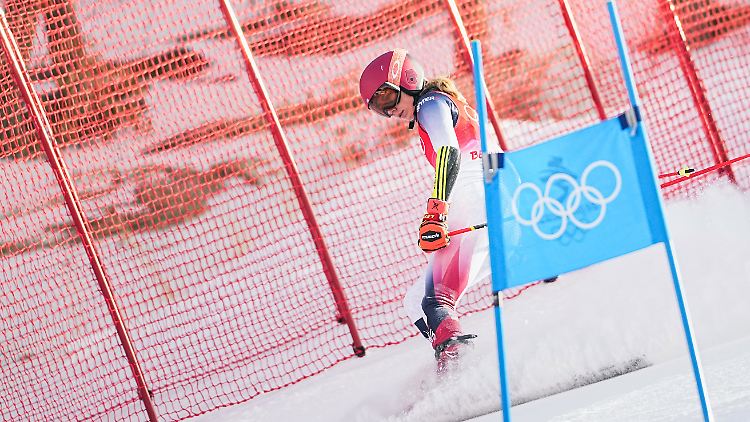 Mikaela Shiffrin erlebte einen bitteren olympischen Moment.