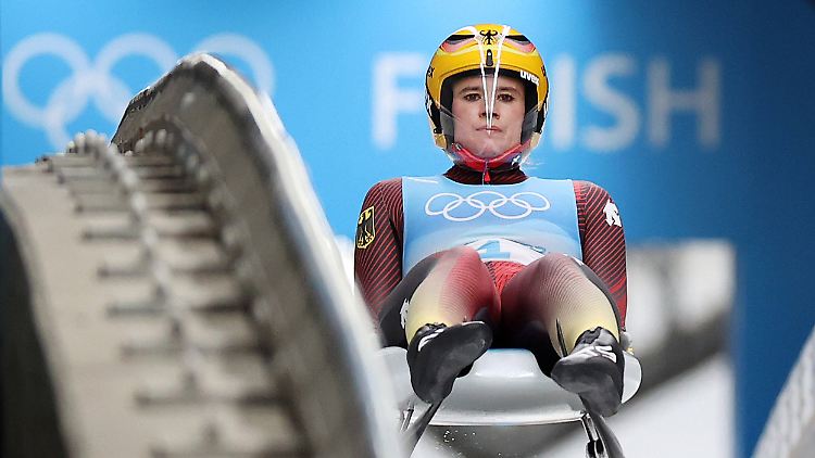 Gold 2014, Gold 2018 ... und 2022 schon wieder auf Goldkurs: Natalie Geisenberger.