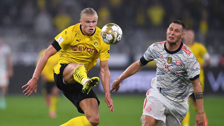 Erling Haaland wird sich in der Bundesliga wohl nur noch in dieser Saison mit dem FC Bayern auseinandersetzen müssen.