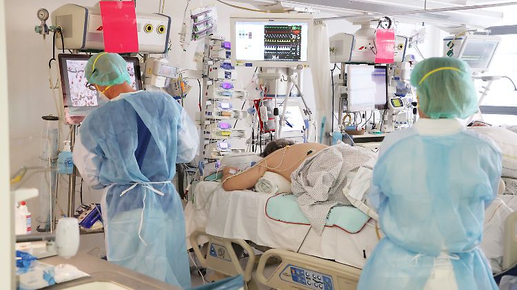Es liegen viele Patienten mit Covid-19 im Krankenhaus, aber nur wenige von ihnen benötigen eine Intensivbehandlung.