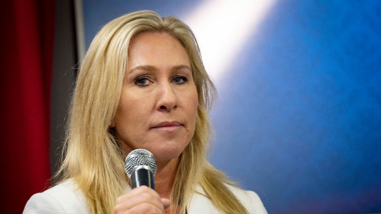 Greene unterstützt Trump unter anderem bei seinen Wahlbetrugsbehauptungen.