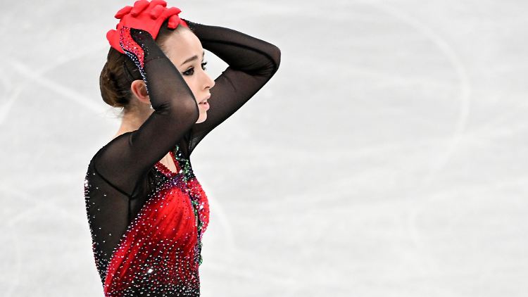Kamila Walijewa hatte mit dem russischen Team Olympia-Gold gewonnen.