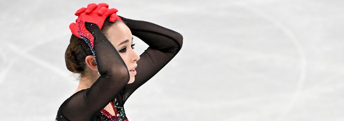 Kamila Walijewa hatte mit dem russischen Team Olympia-Gold gewonnen.