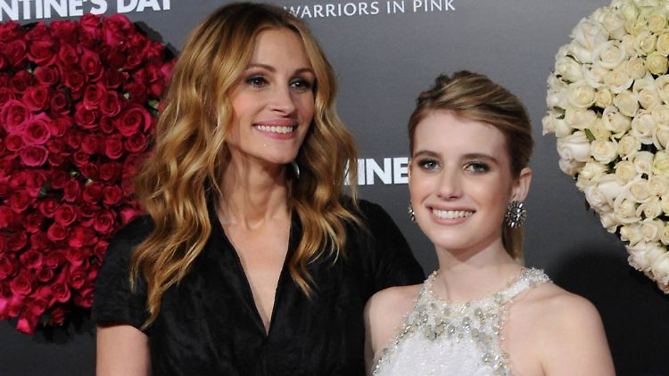 Julia und Emma Roberts haben schon lange keinen roten Teppich mehr gemeinsam besucht - zuletzt hier im Jahr 2010.