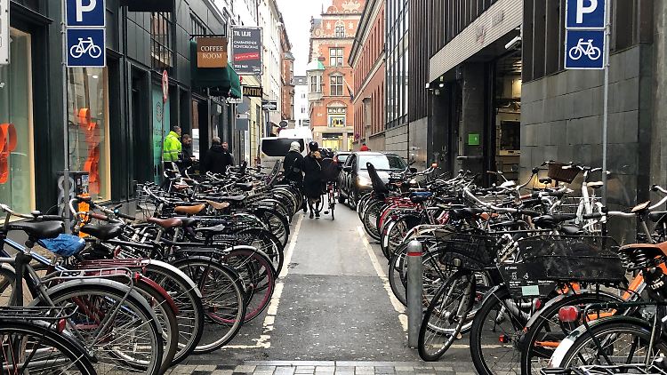 Fahrräder spielen nicht nur bei der Verkehrswende in Kopenhagen eine wichtige Rolle.