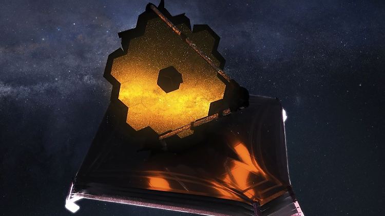 Draußen im All: Das Weltraumteleskop James Webb erkundet die Frühzeit des Universums.