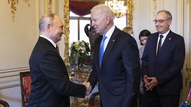 Putin und Biden im Juni in Genf. Inzwischen ist das Verhältnis zwischen ihren Ländern noch angespannter.