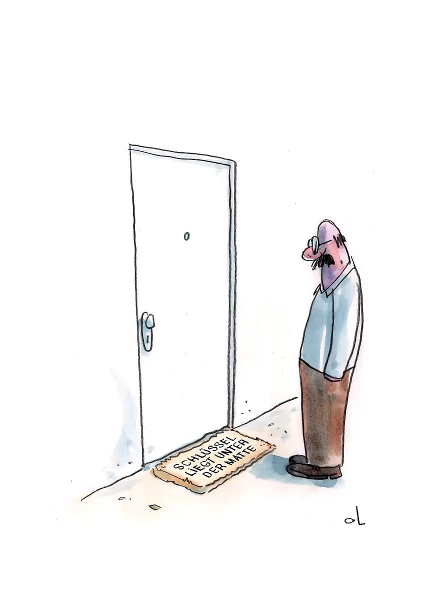 Schluessel-unter-der-Matte