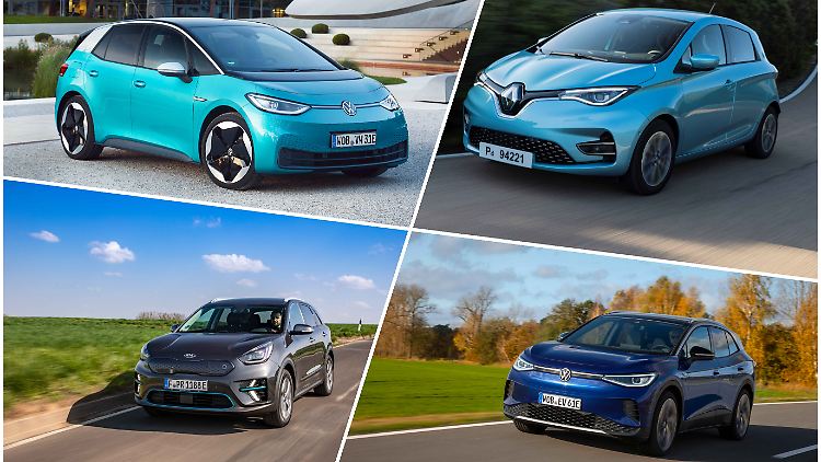 Momentan wird das Ranking von denjenigen E-Autos angeführt, die bereits seit einiger Zeit auf dem Markt sind. 
