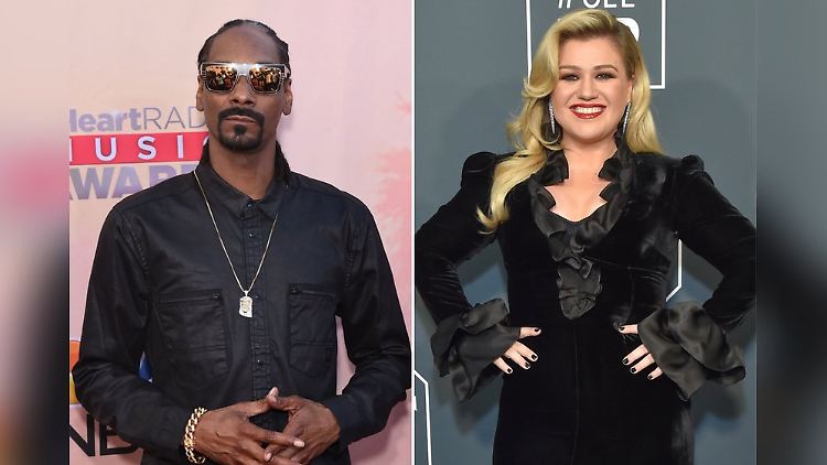 Übernehmen die Moderation: Snoop Dogg und Kelly Clarkson.