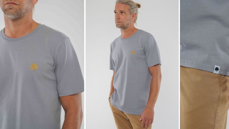 Das T-Shirt Yucio von Green Shirts besteht aus fair gehandelter Bio-Baumwolle.