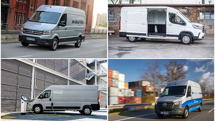 Die Preise für E-Transporter fangen bei etwa 52.000 Euro an und reichen bis circa 82.00 Euro netto.