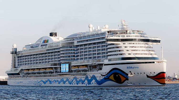 Das Schiff der Aida-Flotte wird verspätet in Hamburg einlaufen.