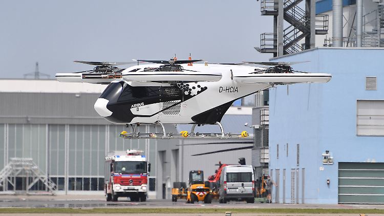 Auch Airbus arbeitet an einem Flugtaxi.