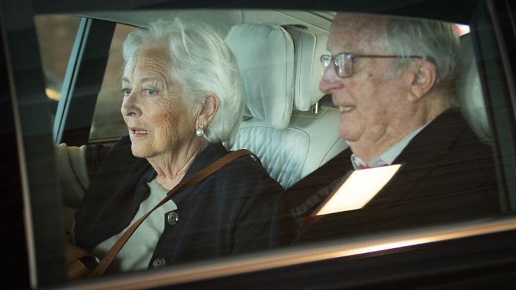 Königin Paola und Albert II. von Belgien.