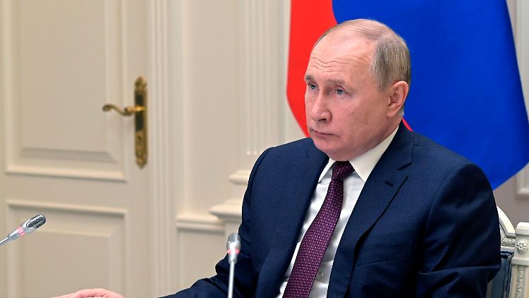 Am Samstag sprach Putin in einer Videokonferenz mit dem belarussischen Machthaber Lukaschenko.