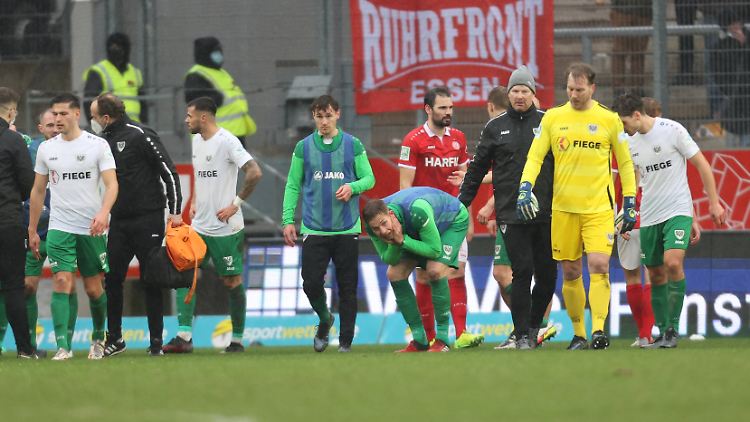 Preußen-Spieler Marvin Thiel erlitt ein Knalltrauma.