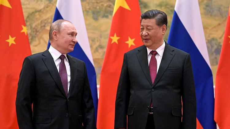 Xi Jinping und Wladimir Putin am 4. Februar in Peking.