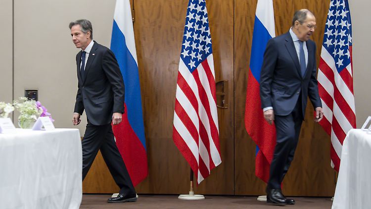 Ein Treffen der Außenminister Russlands und der USA war ursprünglich für Donnerstag angesetzt.