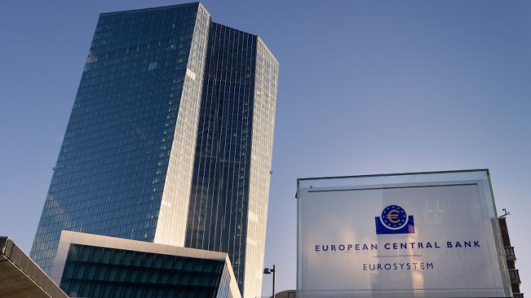 Die Europäische Zentralbank (EZB) in Frankfurt am Main.