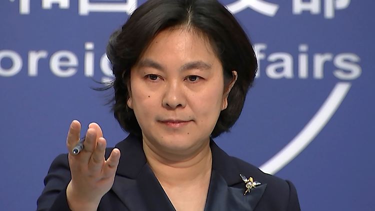 Verurteilte das Vorgehen der USA recht deutlich, schwieg aber zu möglichen Sanktionen gegenüber Russland: Hua Chunying, Sprecherin des Außenministeriums.