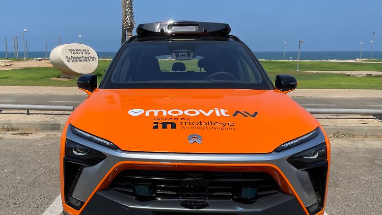 Die Mobileye-Lidareinheit ist schon bedeutend flacher geworden, wirkt aber immer noch nicht grazil.