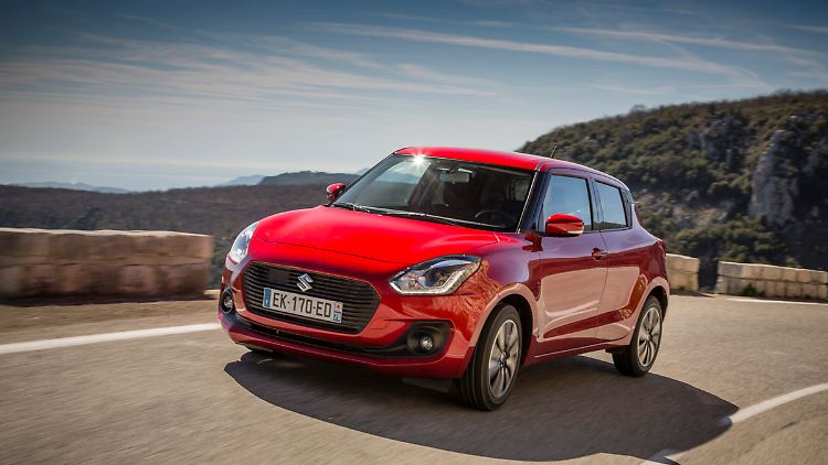 Mit einer Länge von 3,84 Metern ist der Suzuki Swift ein typischer Kleinwagen..