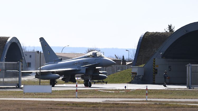Die Eurofighter starteten in Neuburg an der Donau (Archivbild).