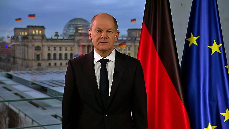 Bereits kurz nach dem Angriff Russlands auf die Ukraine wandte sich Scholz an die Deutschen.