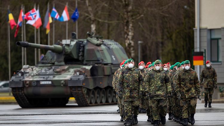 Die NATO stärkt ihre Ostflanke. Deutschland stockte kürzlich seine Truppen in Litauen von 550 Soldaten auf rund 900 auf.