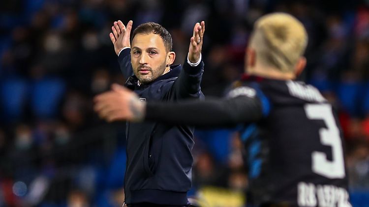 Für Leipzigs Trainer Domenico Tedesco wird es ein Wiedersehen. Vor den Sachsen coachte er Spartak Moskau.