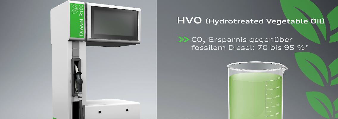 Mit dem HVO-Kraftstoff will Audi seine Dieselfahrzeuge auch weiterhin am Laufen halten.