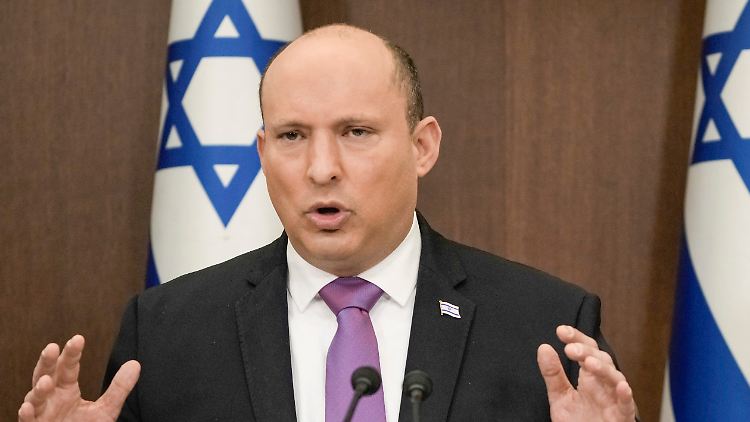 Als Vermittler im Gespräch: Israels Premier Naftali Bennett.