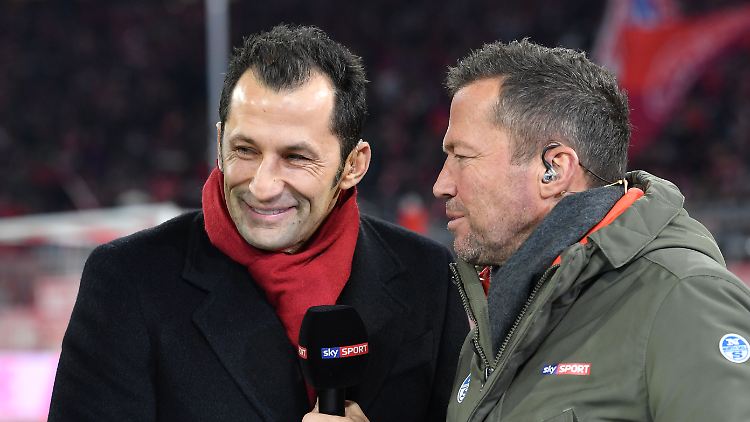 Ein älteres Foto der meinungsstarken Herren Salihamidzic (l.) und Matthäus (r.).
