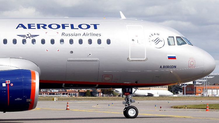 Flugzeuge etwa von Aeroflot dürfen ab Sonntagnachmittag nicht mehr den deutschen Luftraum passieren.