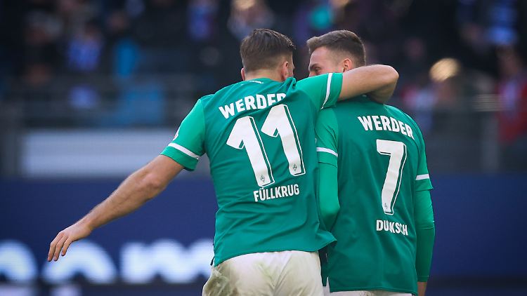 Marvin Ducksch und Niclas Füllkrug trafen zum Bremer Sieg im Nordderby.