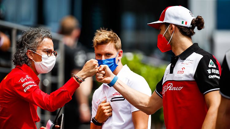 Schumacher könnte bald zusammen mit Giovinazzi fahren.