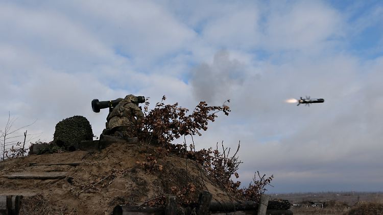 Die ukrainische Armee setzt auf Jawelin-Raketen.