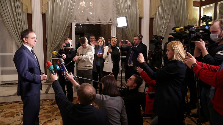 Wladimir Medinsky war auch Leiter der russischen Delegation bei den letzten Friedensgesprächen.  