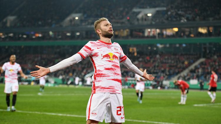 Laimer traf zum zwischenzeitlichen 3:0 für die Leipziger.