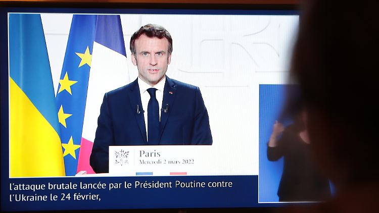 "Wir sind nicht im Krieg mit Russland", betonte Macron.