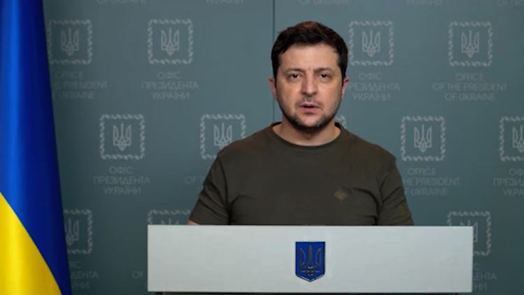 Selenskyj betont den unbeugsamen Willen der Ukraine.