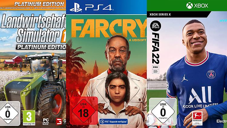 Aktueller Amazon-Deal: drei Videospiele kaufen, aber nur zwei bezahlen.