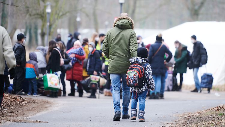 In Deutschland sind offiziell bislang 5500 Geflüchtete aus der Ukraine registriert worden.